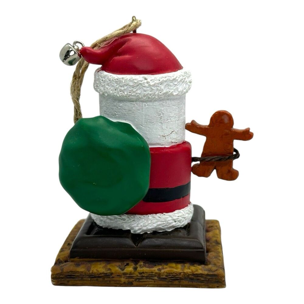 Set of 2 Midwest-CBK S'Mores Ornament - Santa w/Gift Sack & Snowman w/Tools Box - Picture 9 of 15